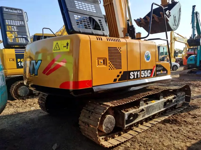 Sany 155C Excavator آلات حفارة مستعملة بلطف