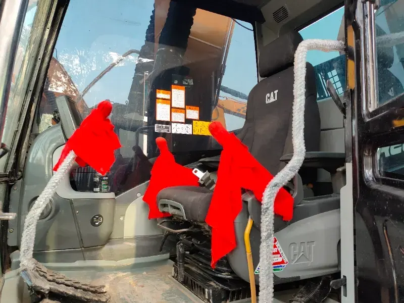 Used Caterpillar 312 excavator cockpit